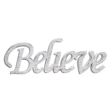 Believe Cutout Sign - The Fox Decor